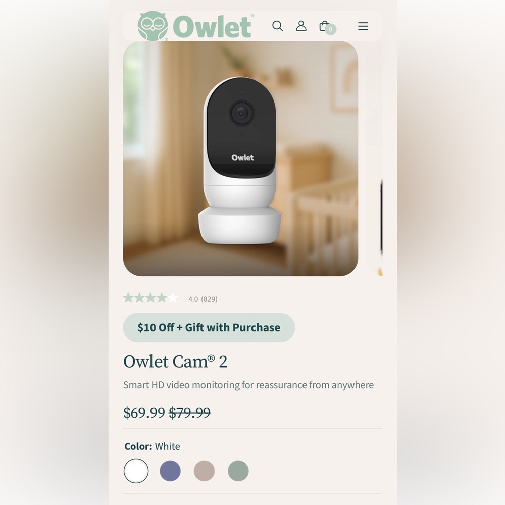 Brand New Owlet Baby Monitor